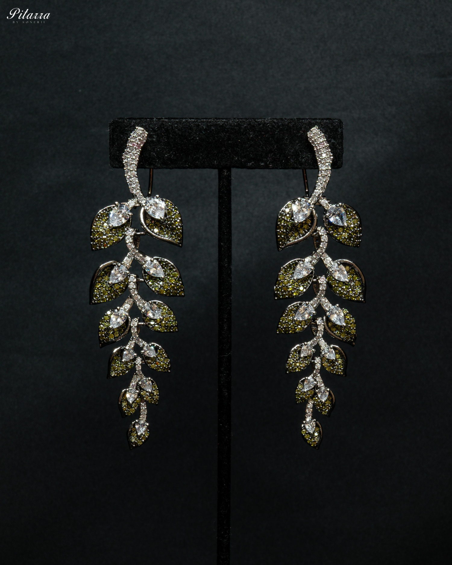 Yellow Stone Cubic Zirconia Necklace Set