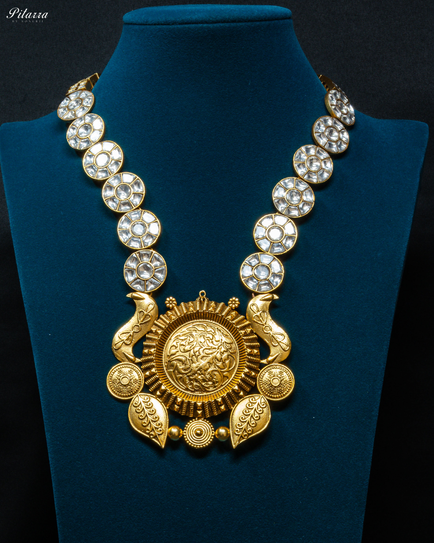 Golden Raani Haar Long Kundan Necklace