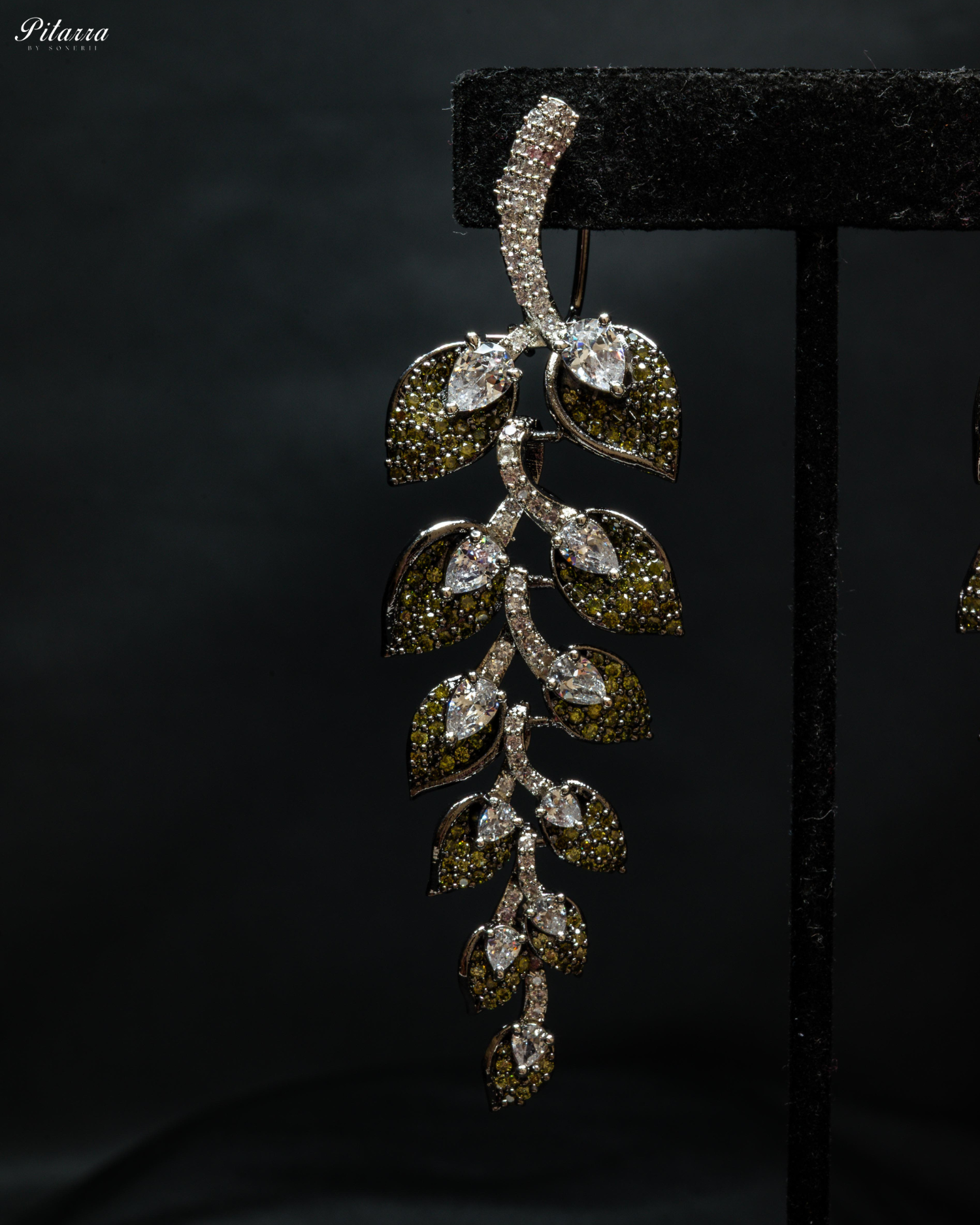 Yellow Stone Cubic Zirconia Necklace Set