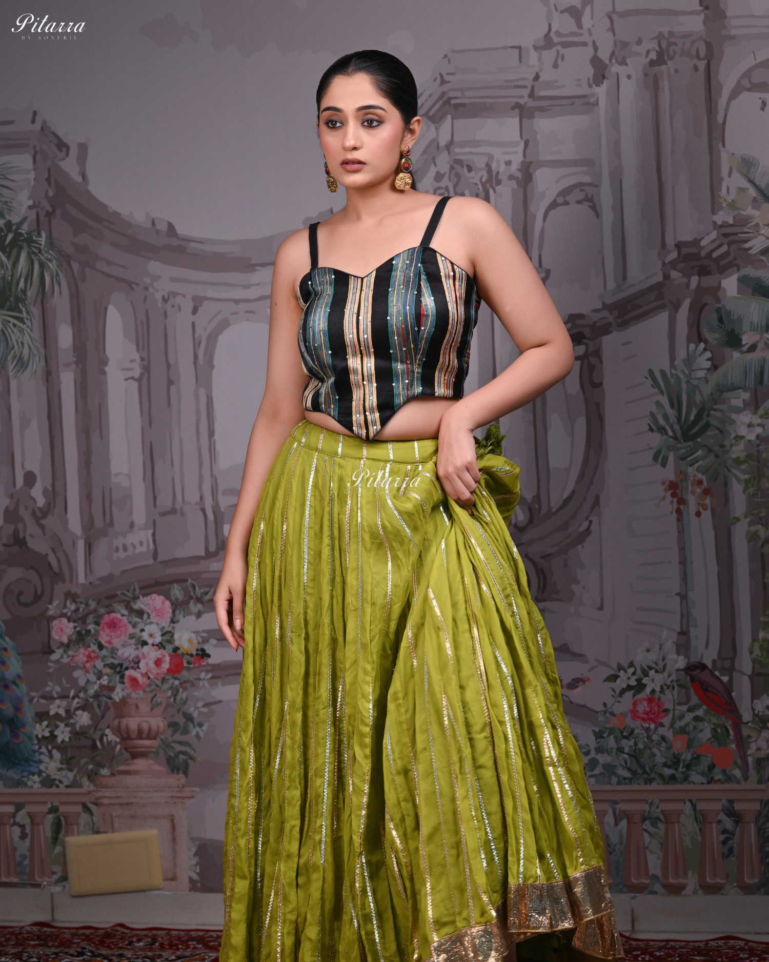 Pink Drop Handcrafted Kundan Dangle Earrings