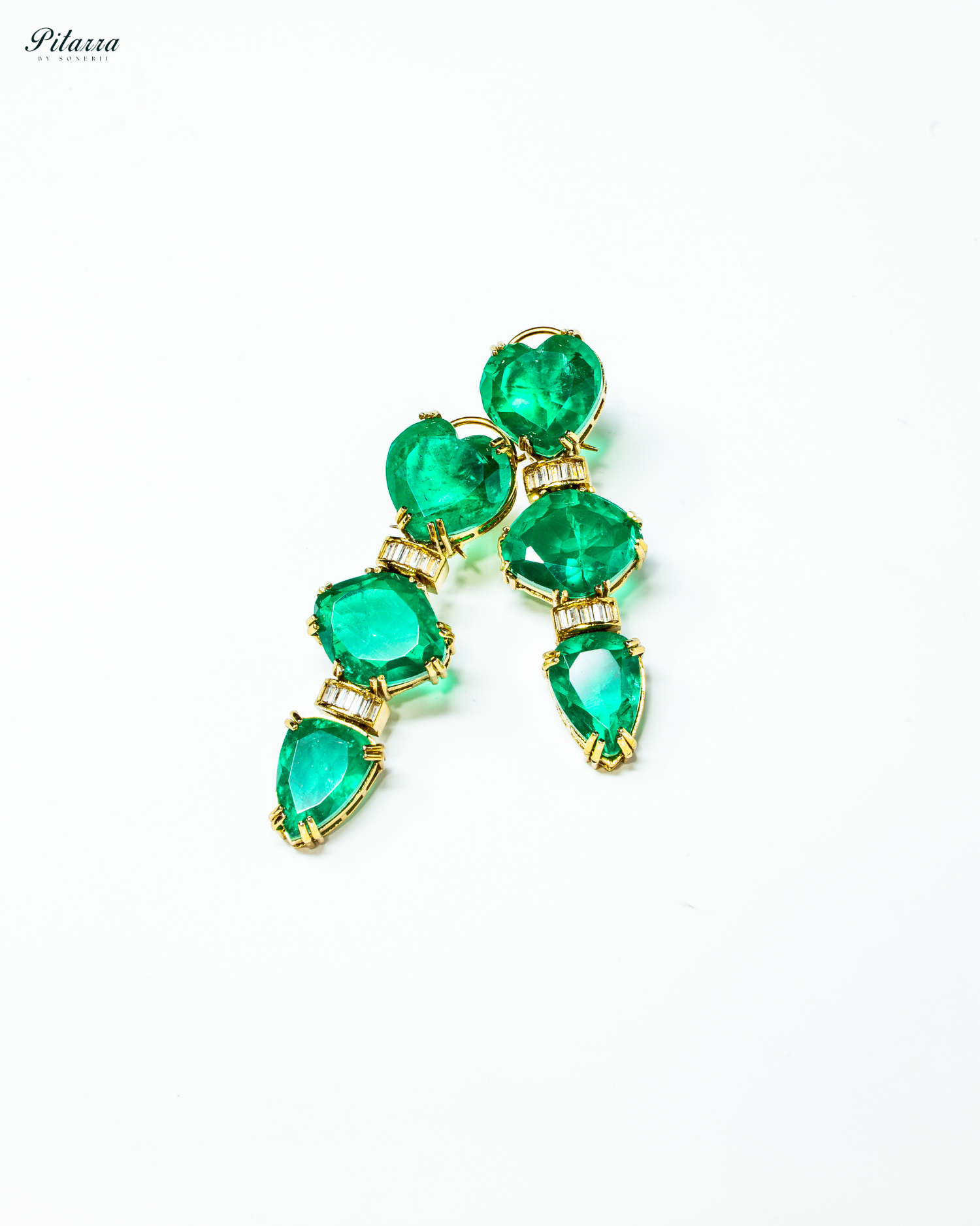 Green Drop Crystal Dangler Earring