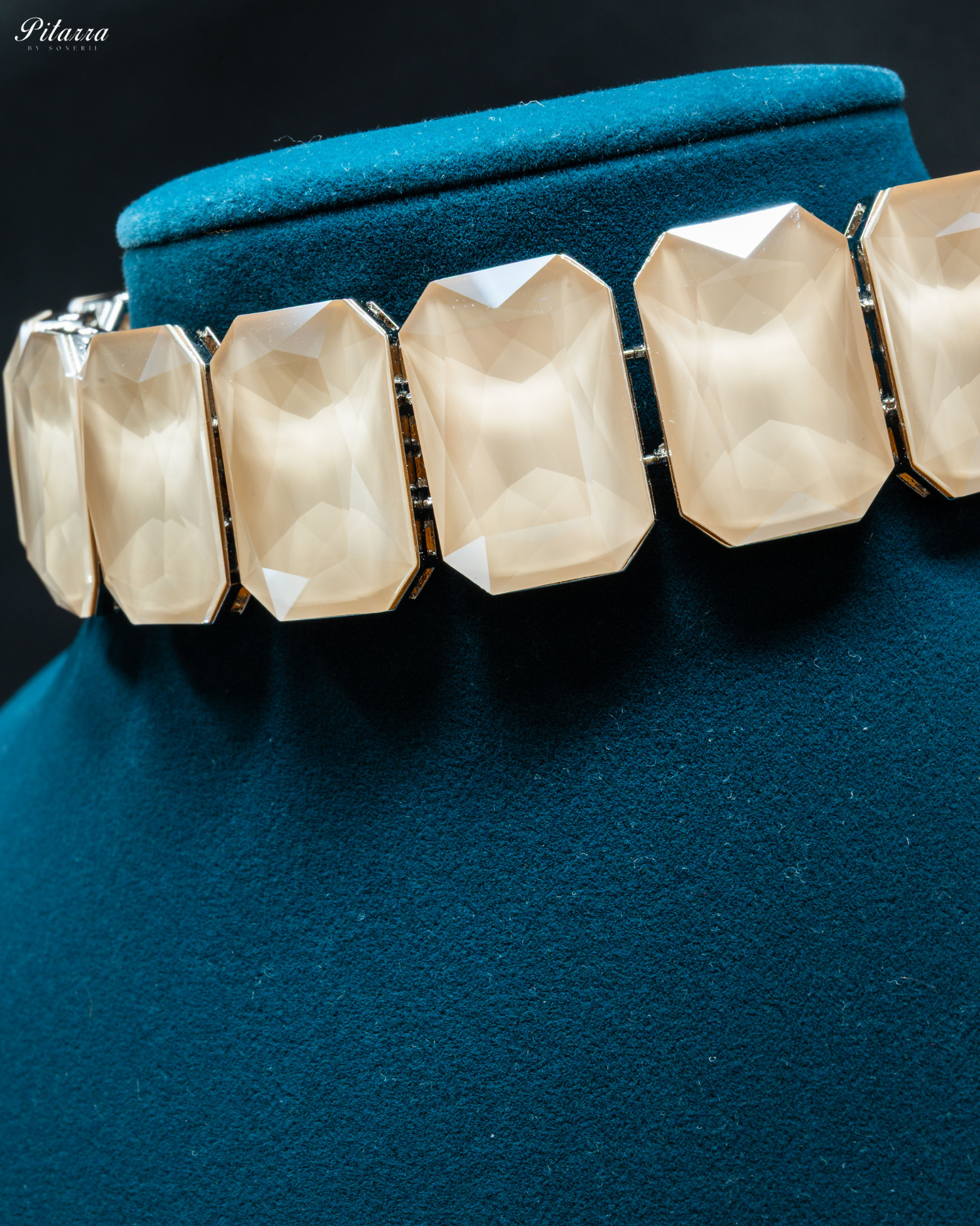 Elite Pastel Stone Crystal Choker Set