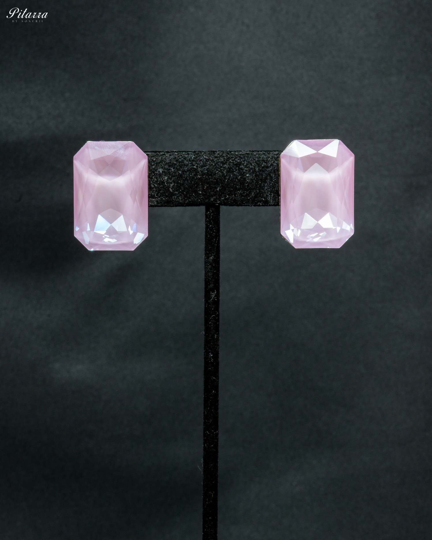 Elite Mauve Stone Crystal Choker Set