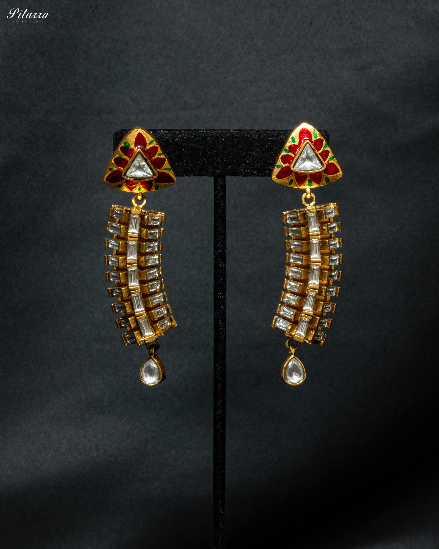 Golden Lightweight Traditional Kundan Choker set