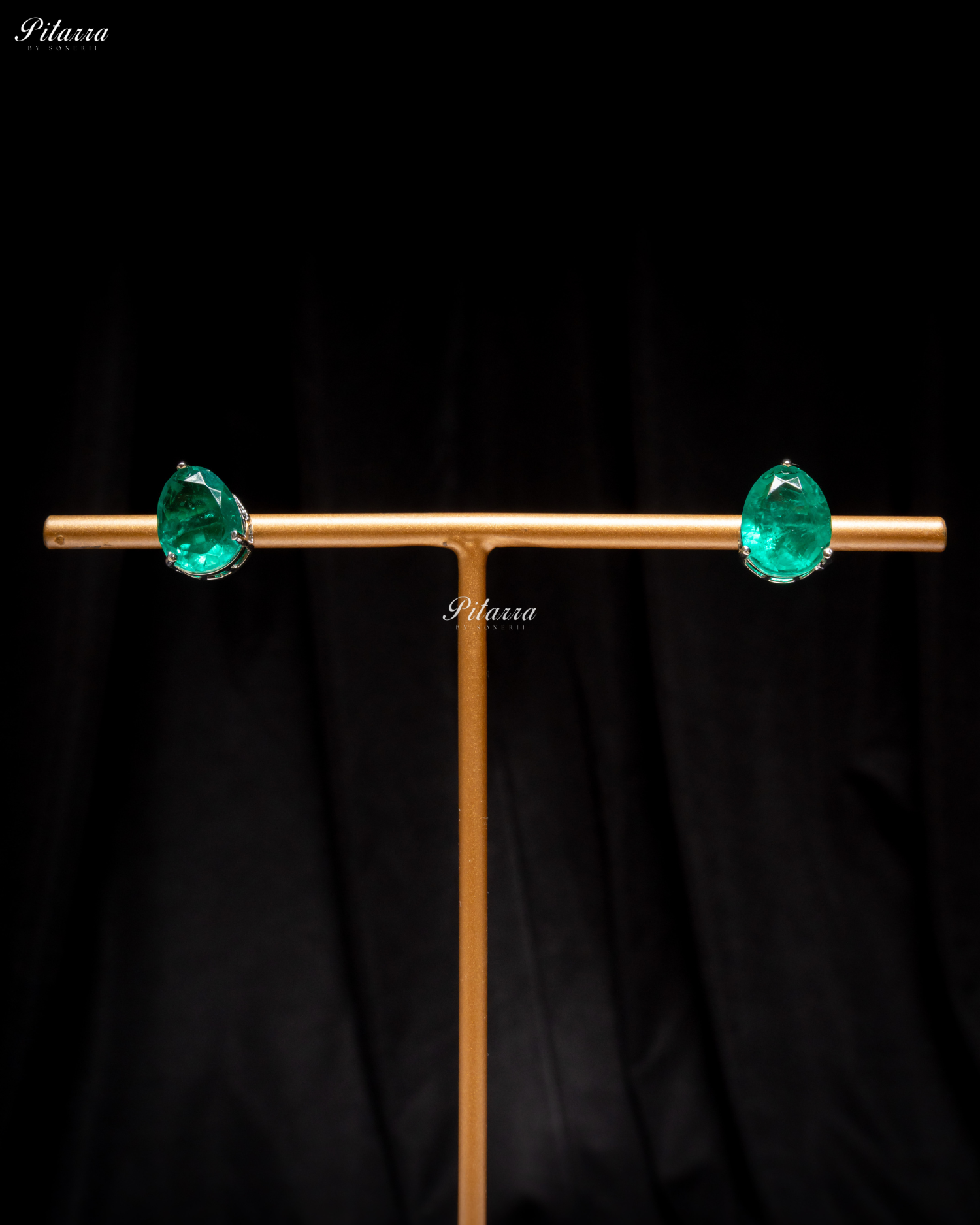 Emerald Stone CZ Crystal Choker Set