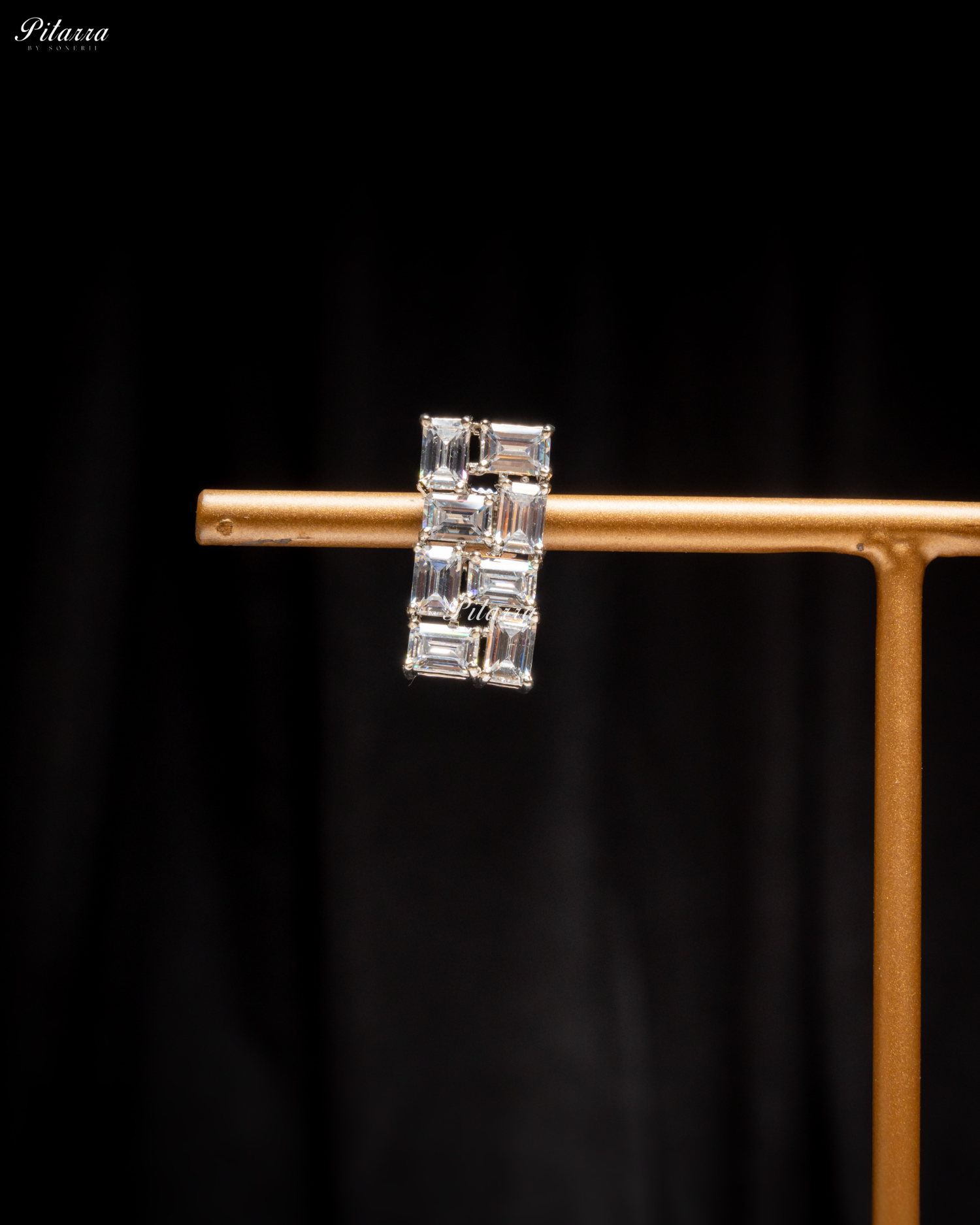 Royal Blue Sapphire Stones Crystal Choker Set