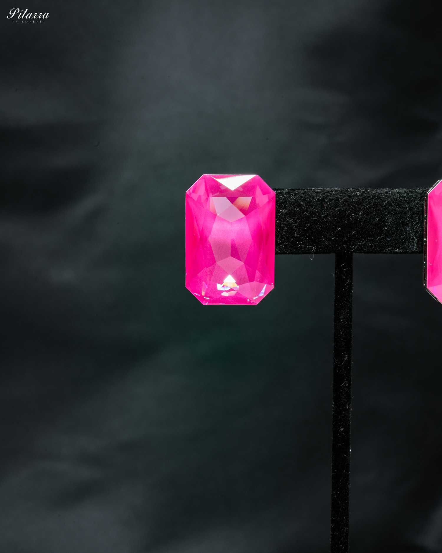 Elite Pink Stone Crystal Choker Set