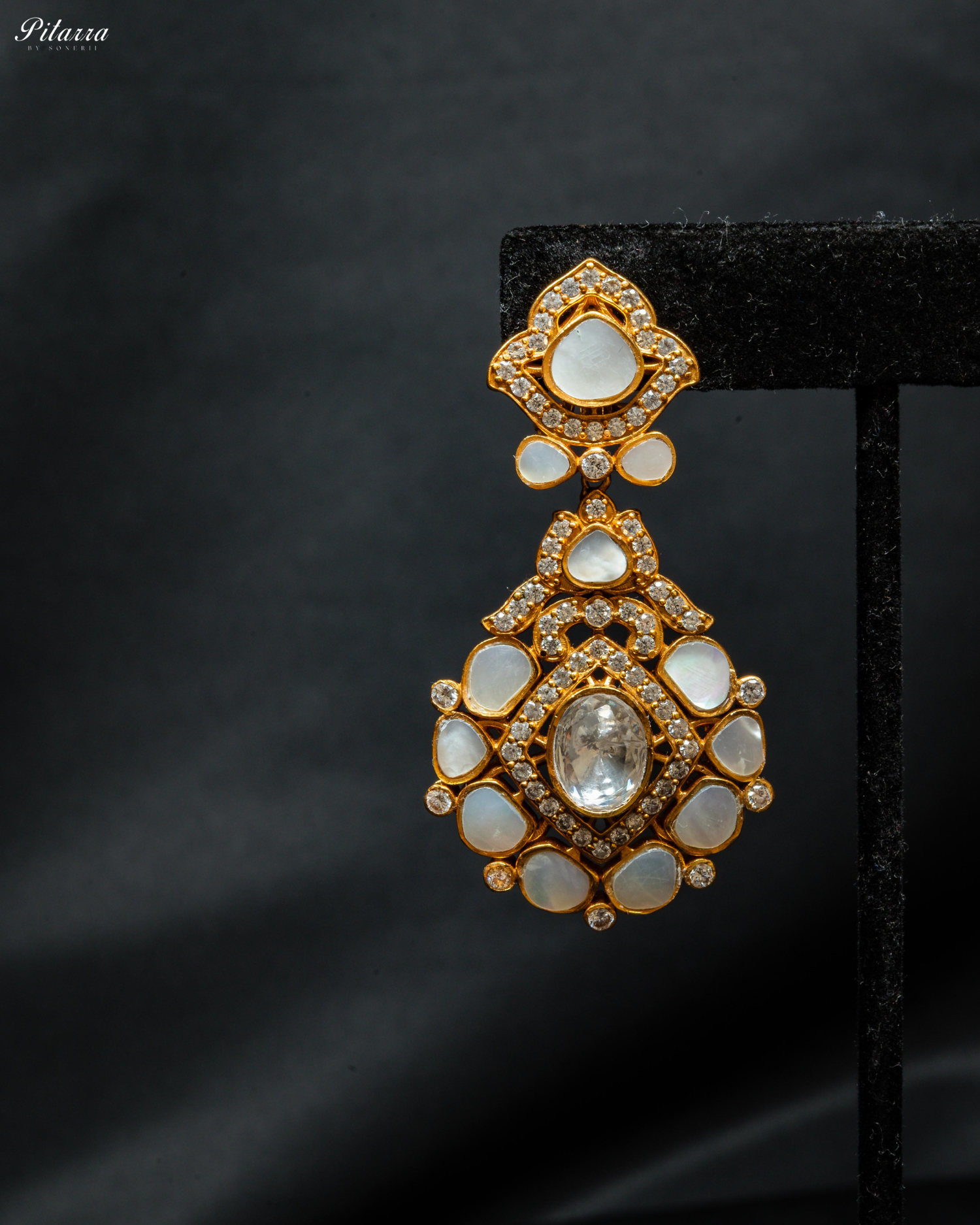 Golden Luxury Meenakari Kundan Necklace Set