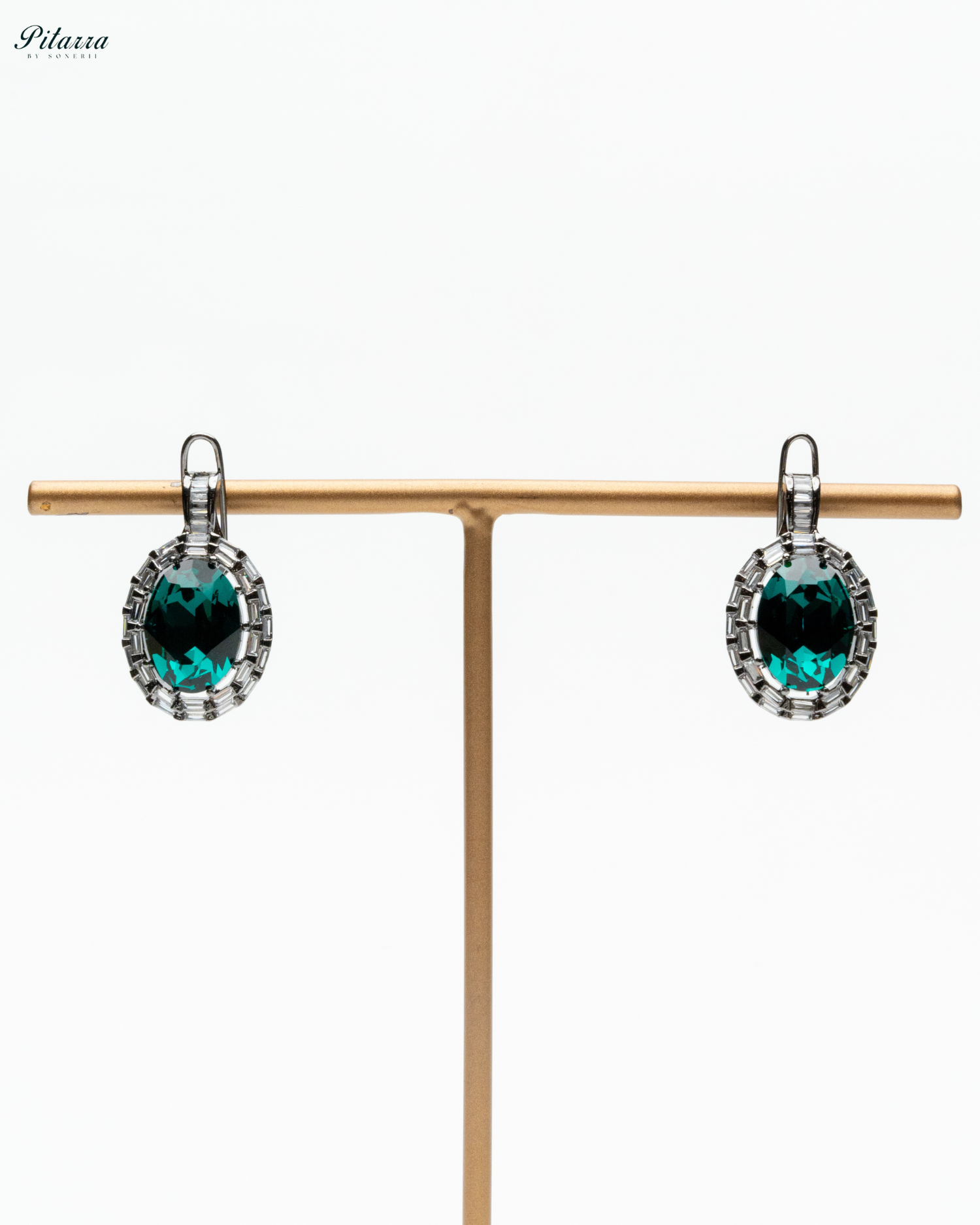 Yellow and Green Statement Pendant Chain Choker