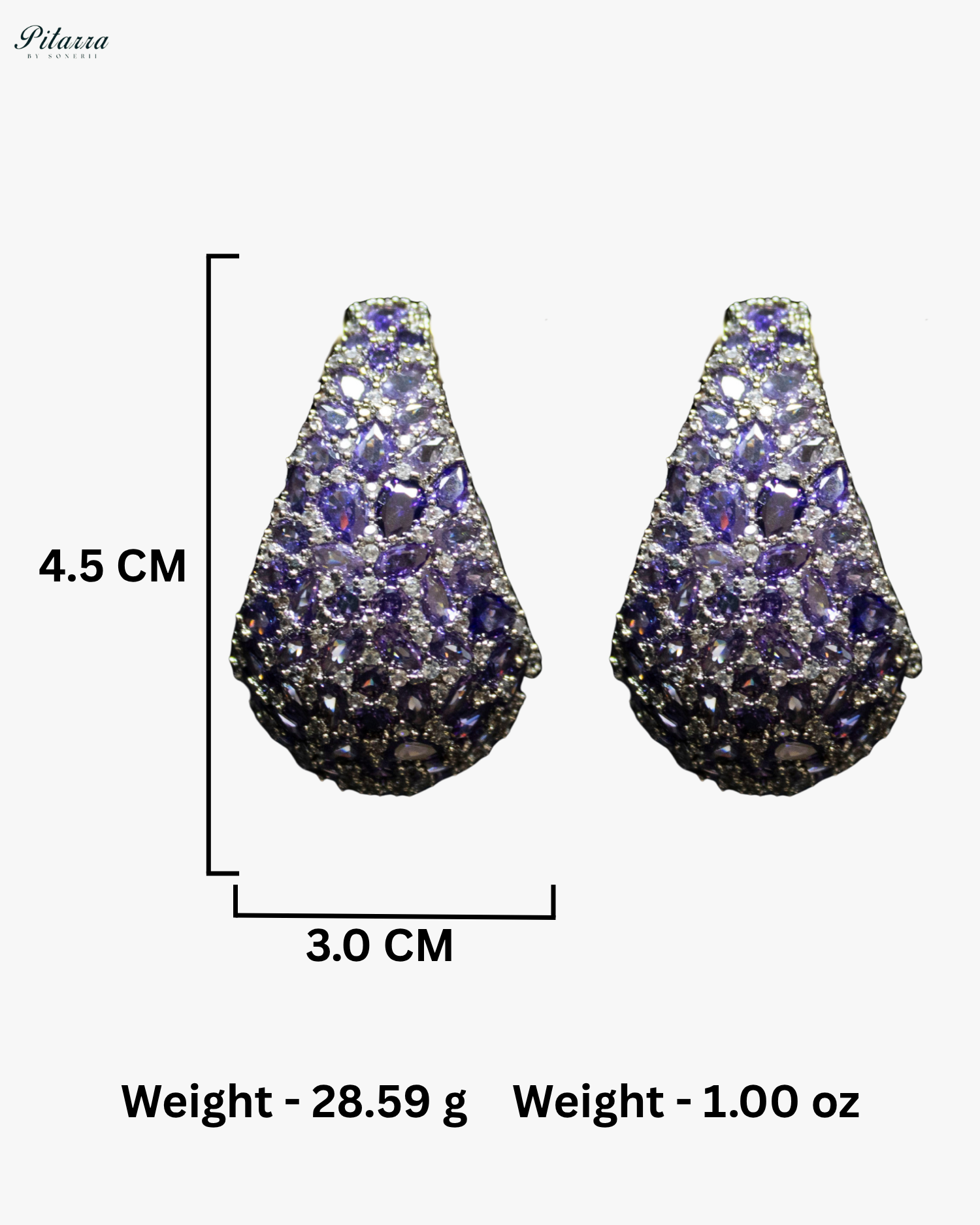 Mint Green color Drop Doublet CZ Crytsal Dangle Earrings