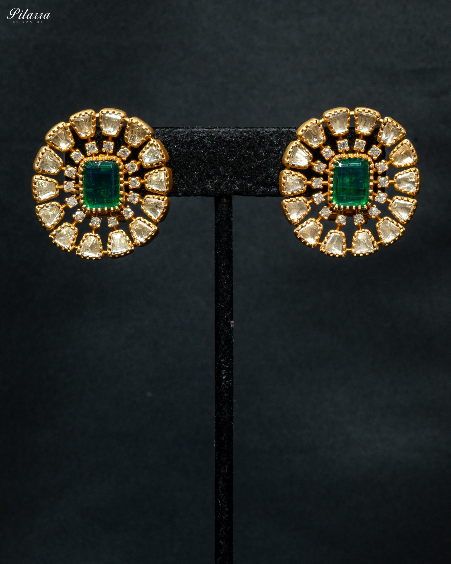 Majestic Green Traditional Kundan Choker Set