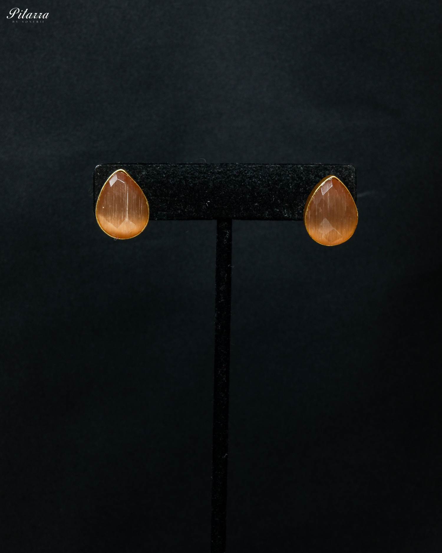 Multicolor Pearl Stone Choker Set_Earrings