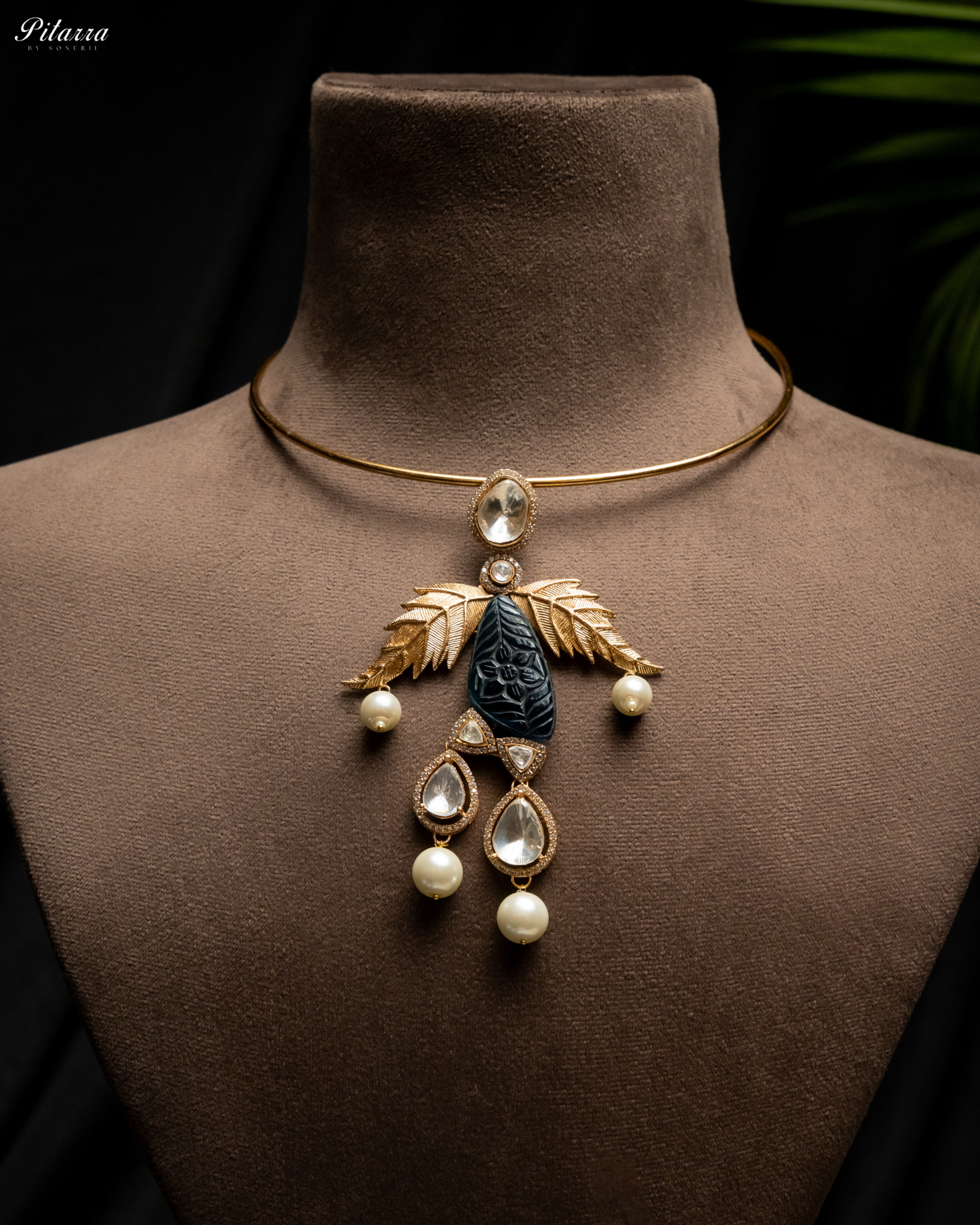 Spring Leaf Silver Pendant Set