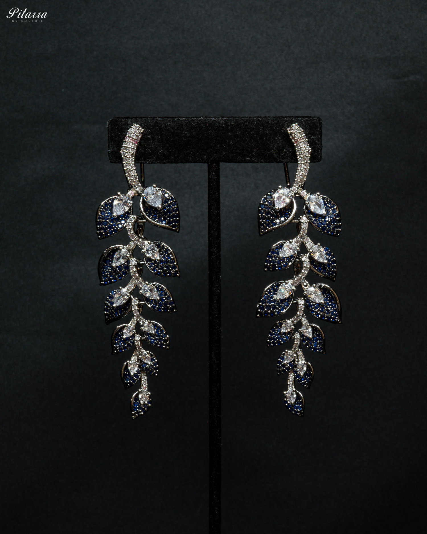 Blue Stone Cubic Zirconia Necklace Set