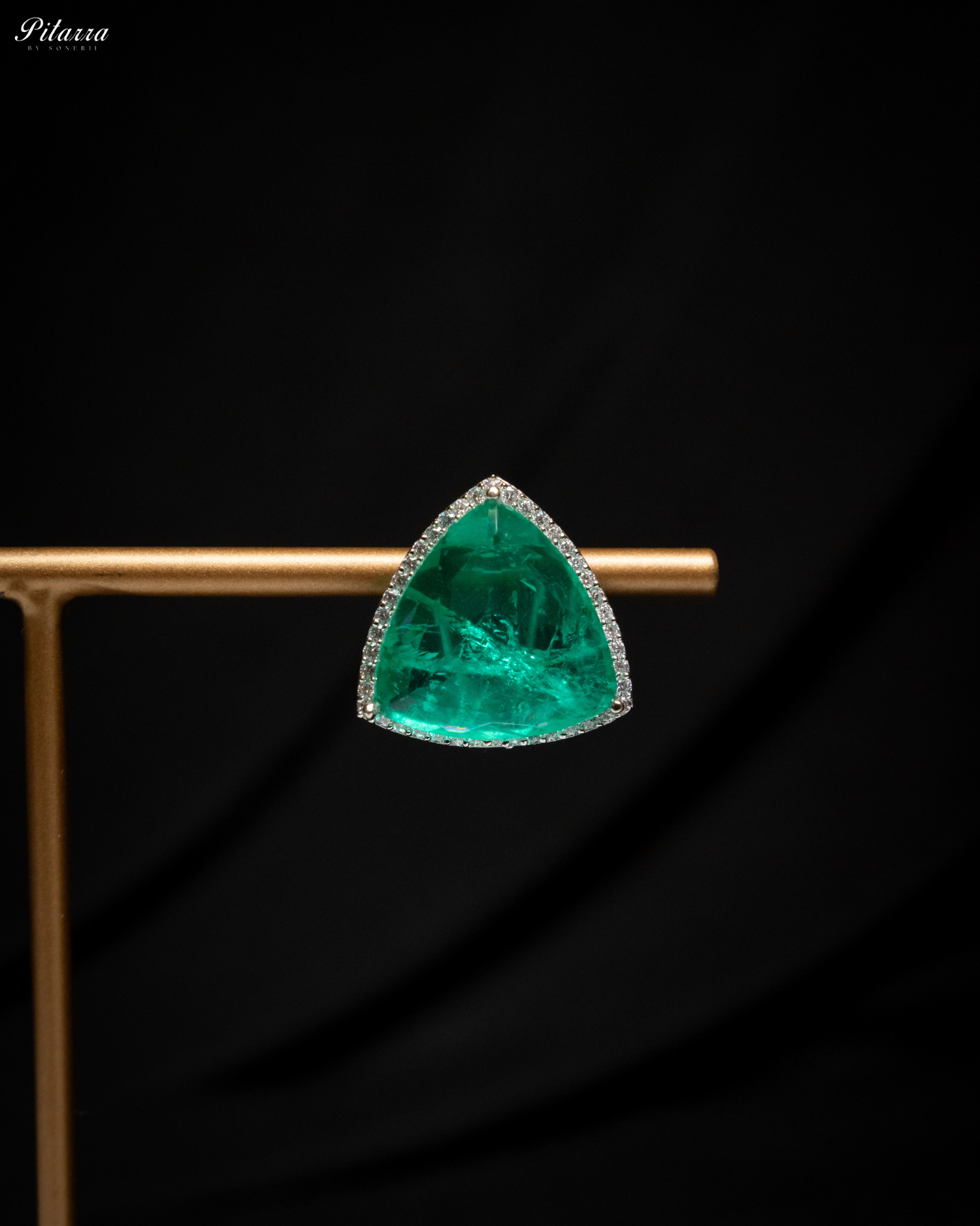 Emerald Green Colored Stone CZ Earrings