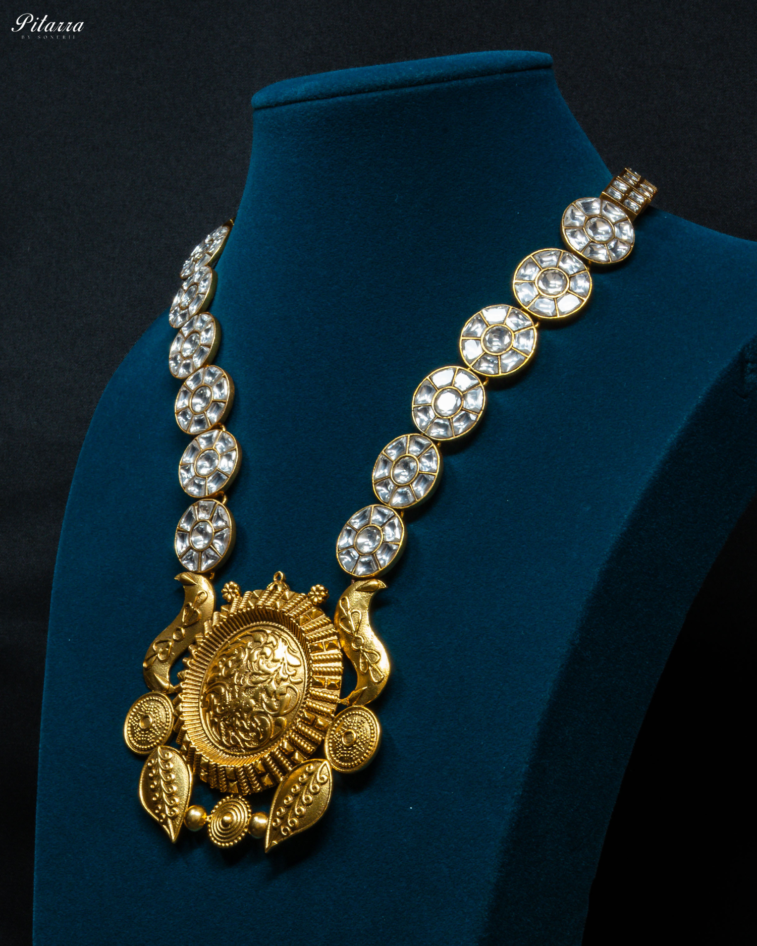 Golden Raani Haar Long Kundan Necklace