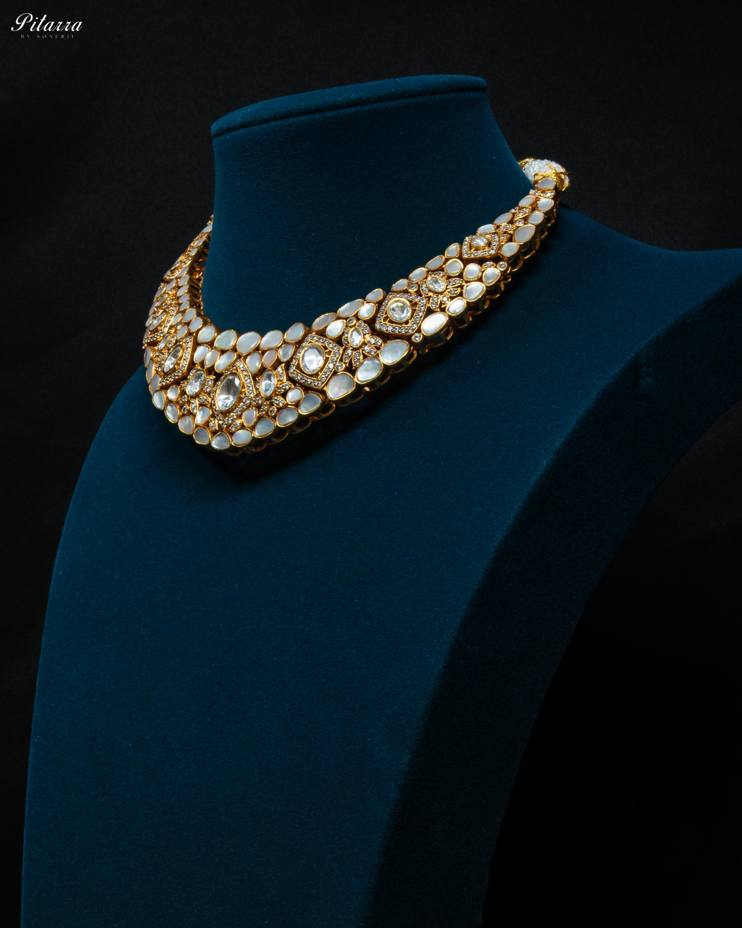 Golden Luxury Meenakari Kundan Necklace Set