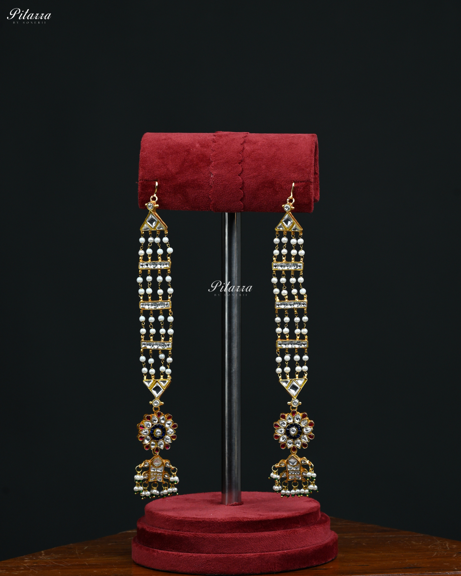 Royal Floral and Beads Kundan Choker Set