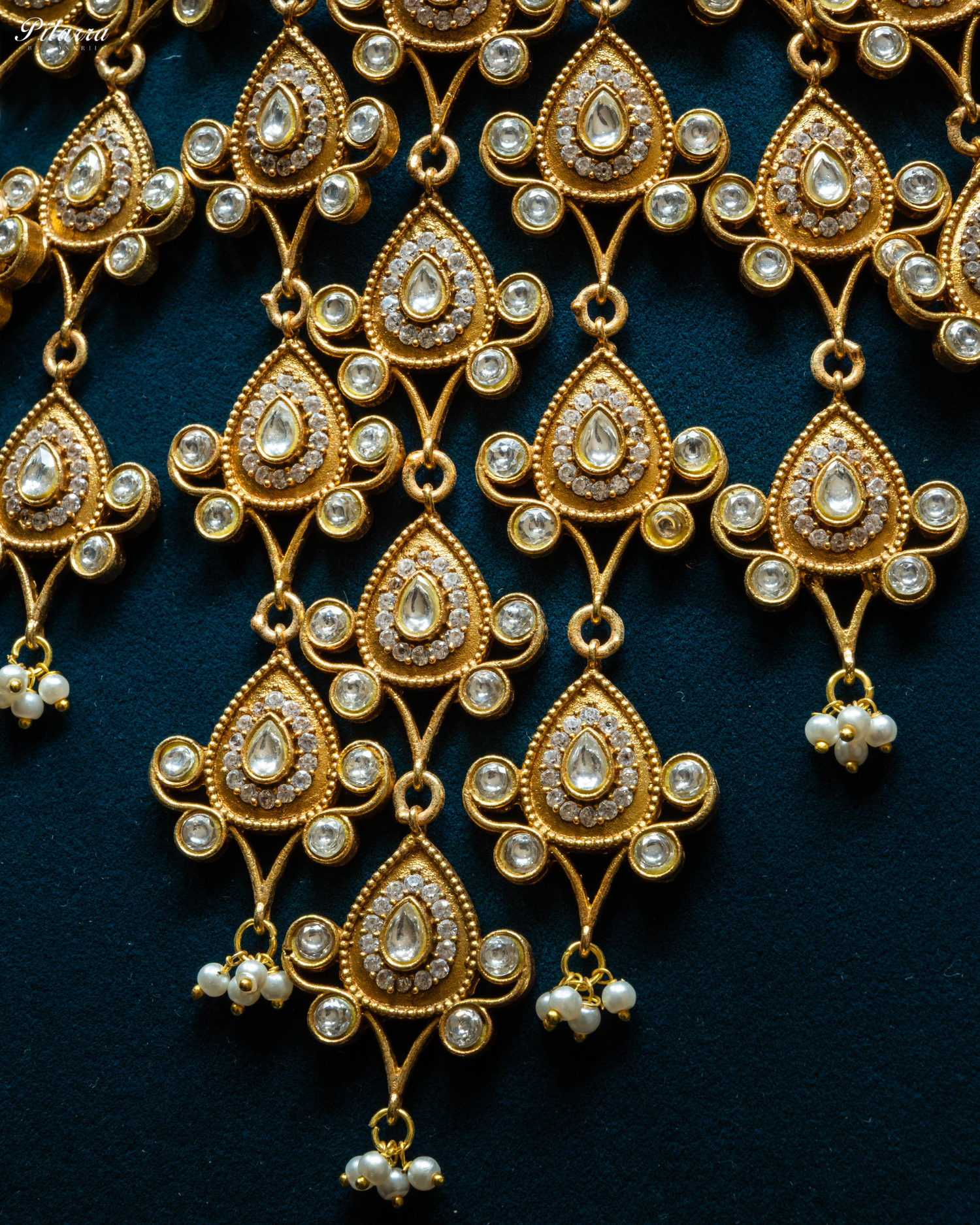 Golden Rani Haar Kundan Long Necklace Set