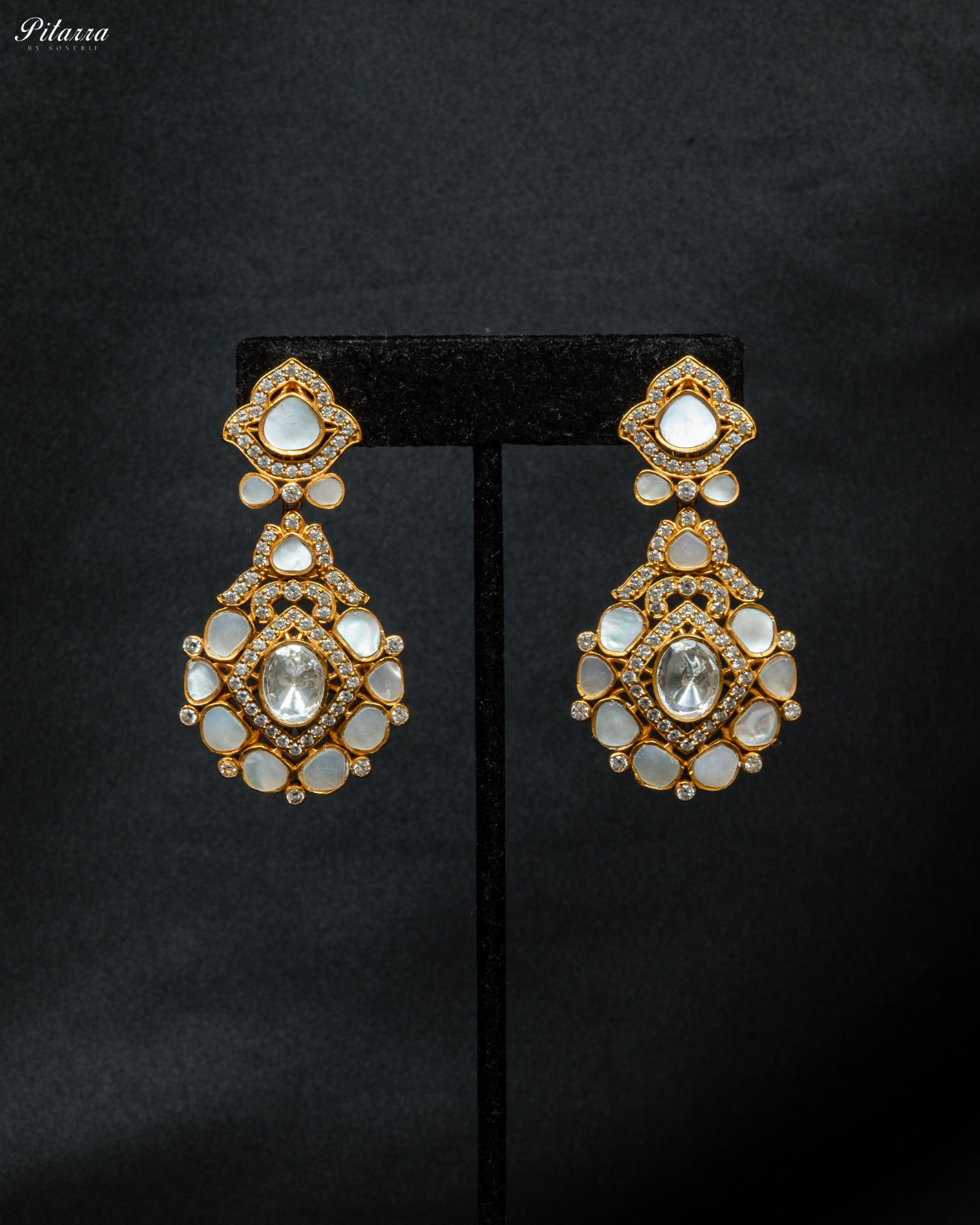 Golden Luxury Meenakari Kundan Necklace Set