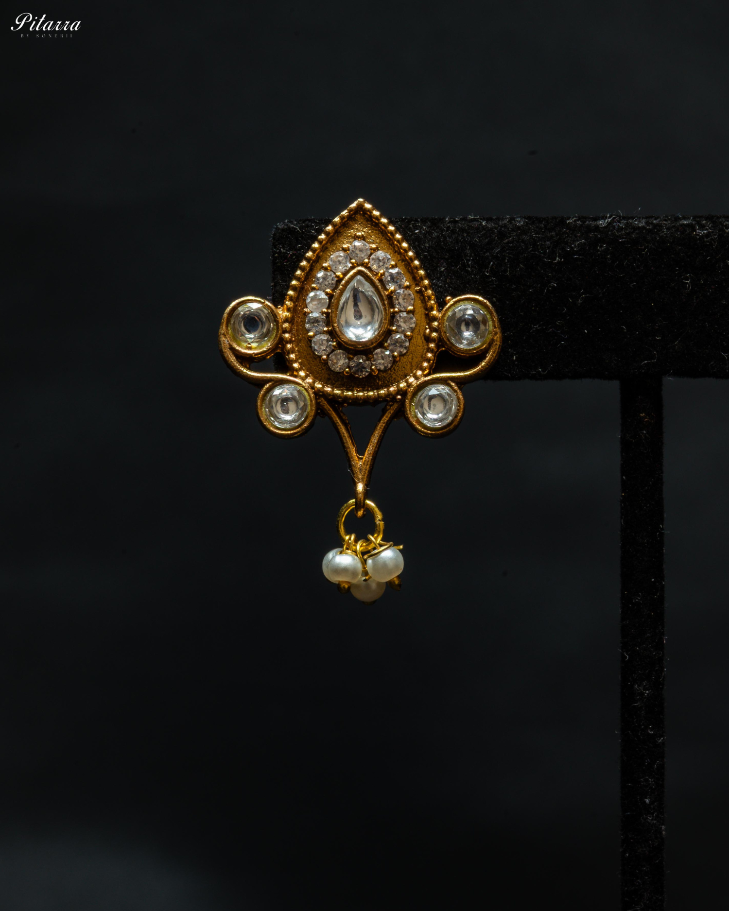 Golden Rani Haar Kundan Long Necklace Set