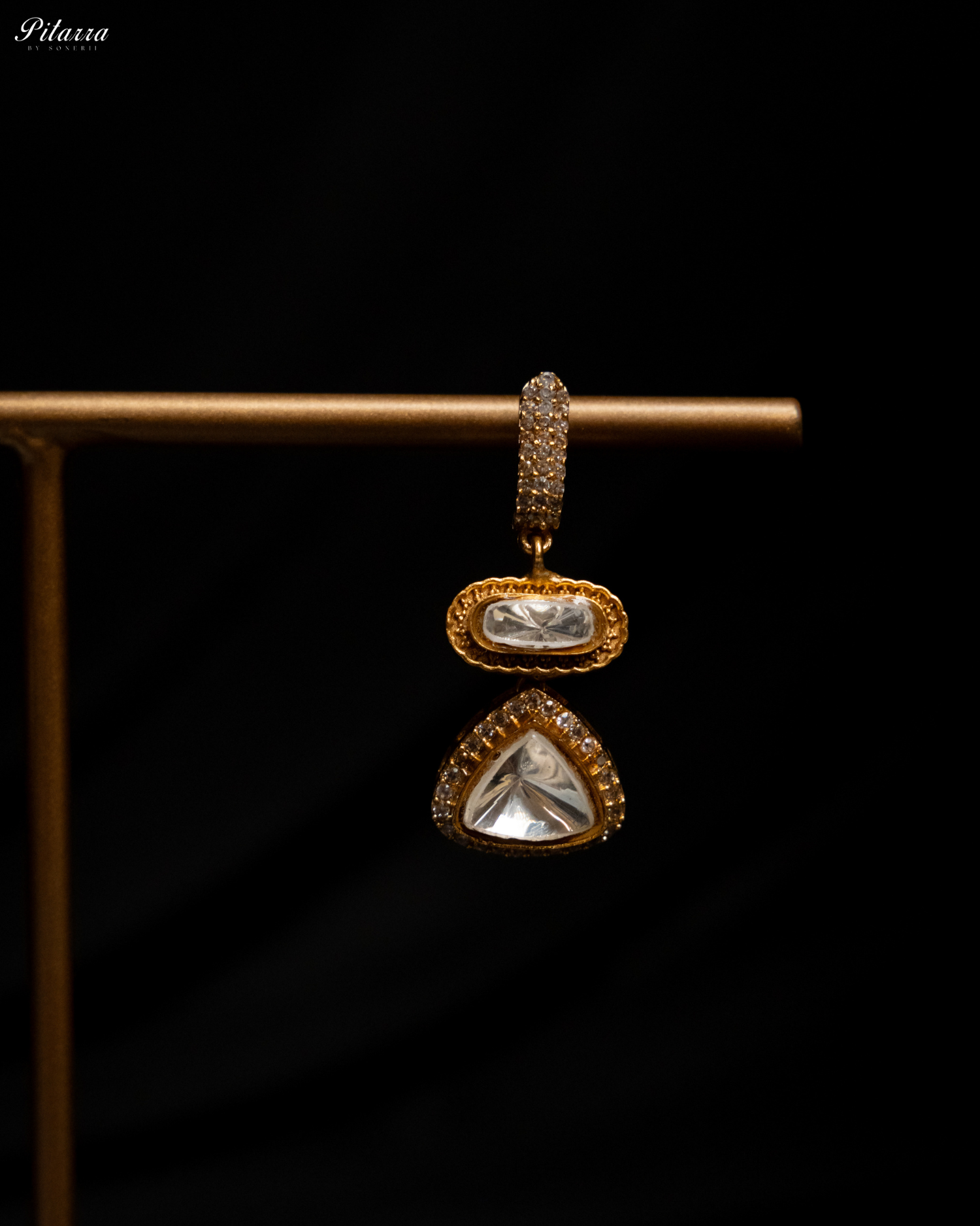 Blue Stone Vibrant Charm Pendant Set