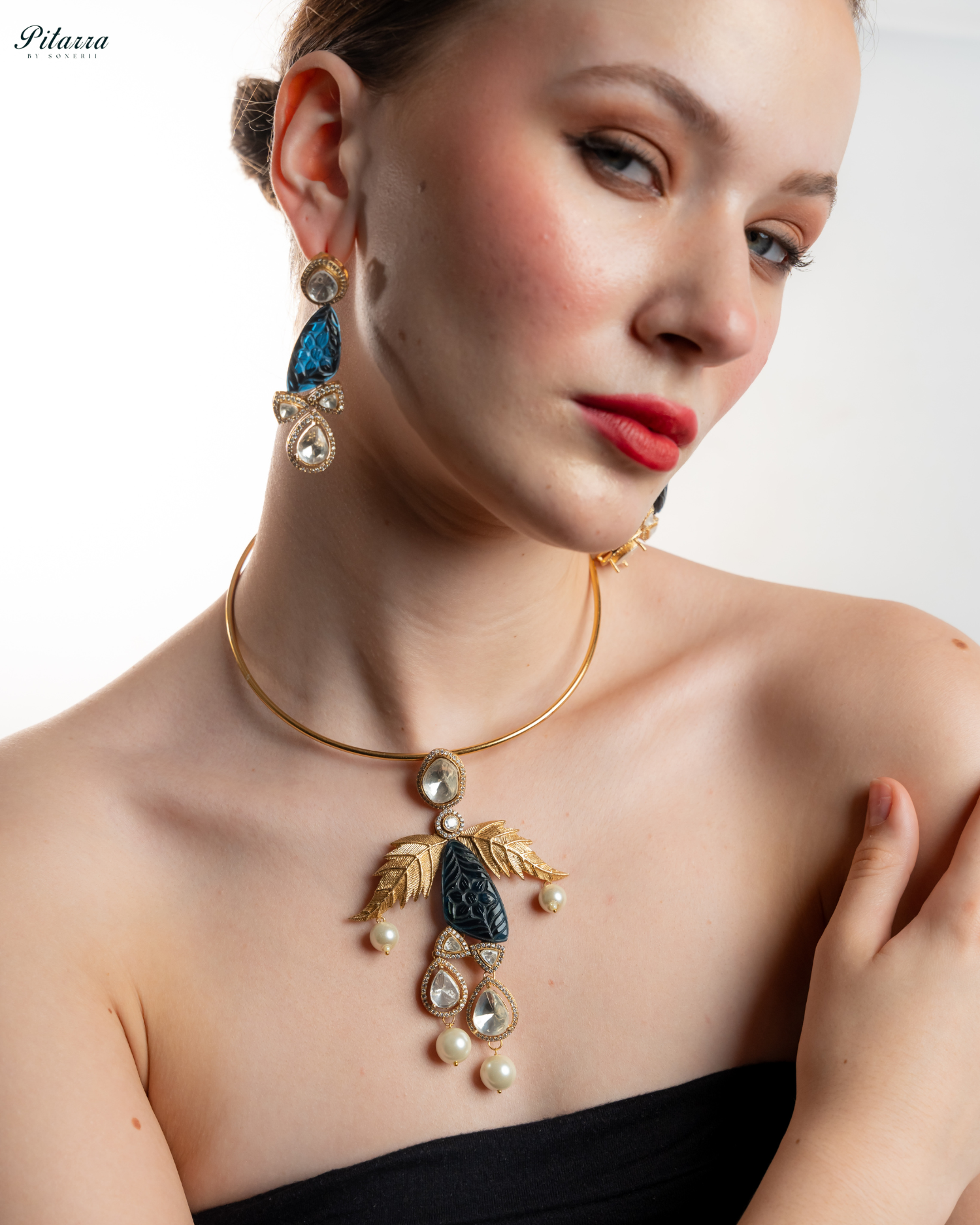 Spring Leaf Silver Pendant Set