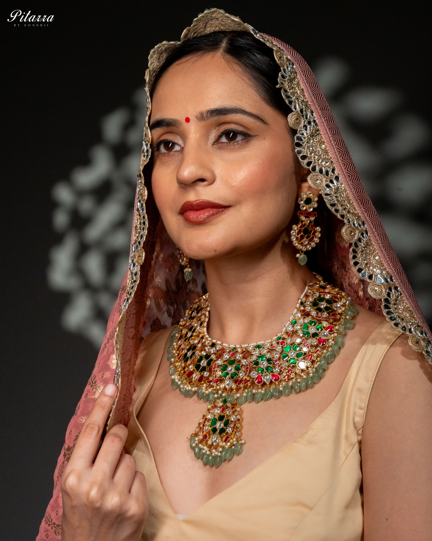 Dazzling Multi Color Kundan Necklace Set