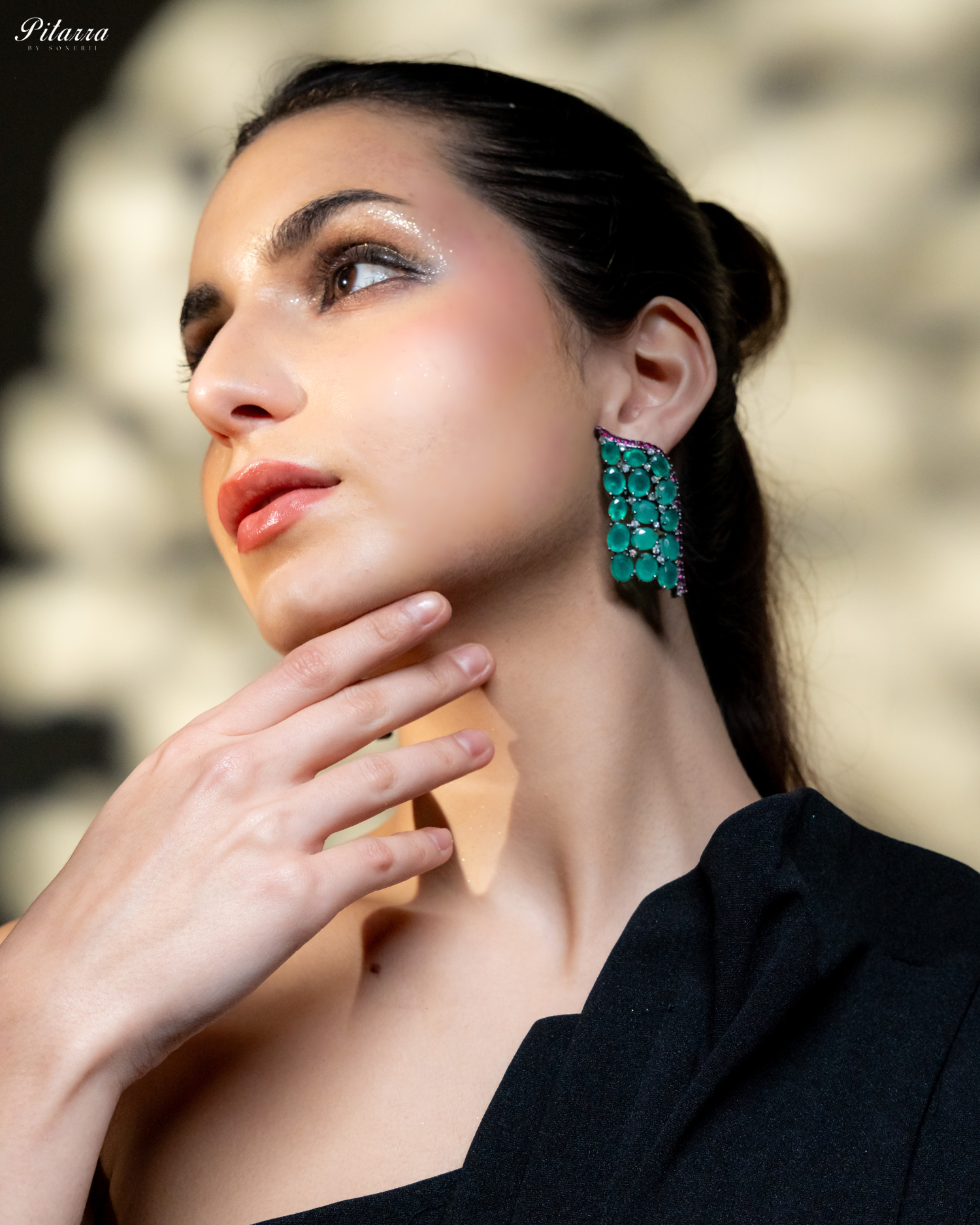 Mint Green Crystal CZ Stud Earrings