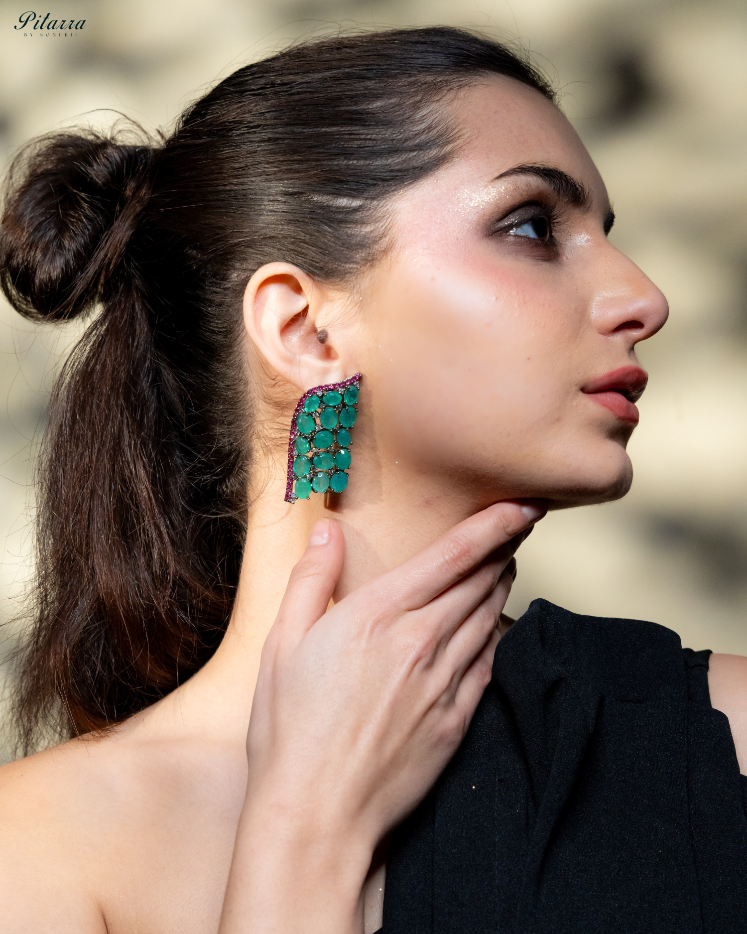 Mint Green Crystal CZ Stud Earrings