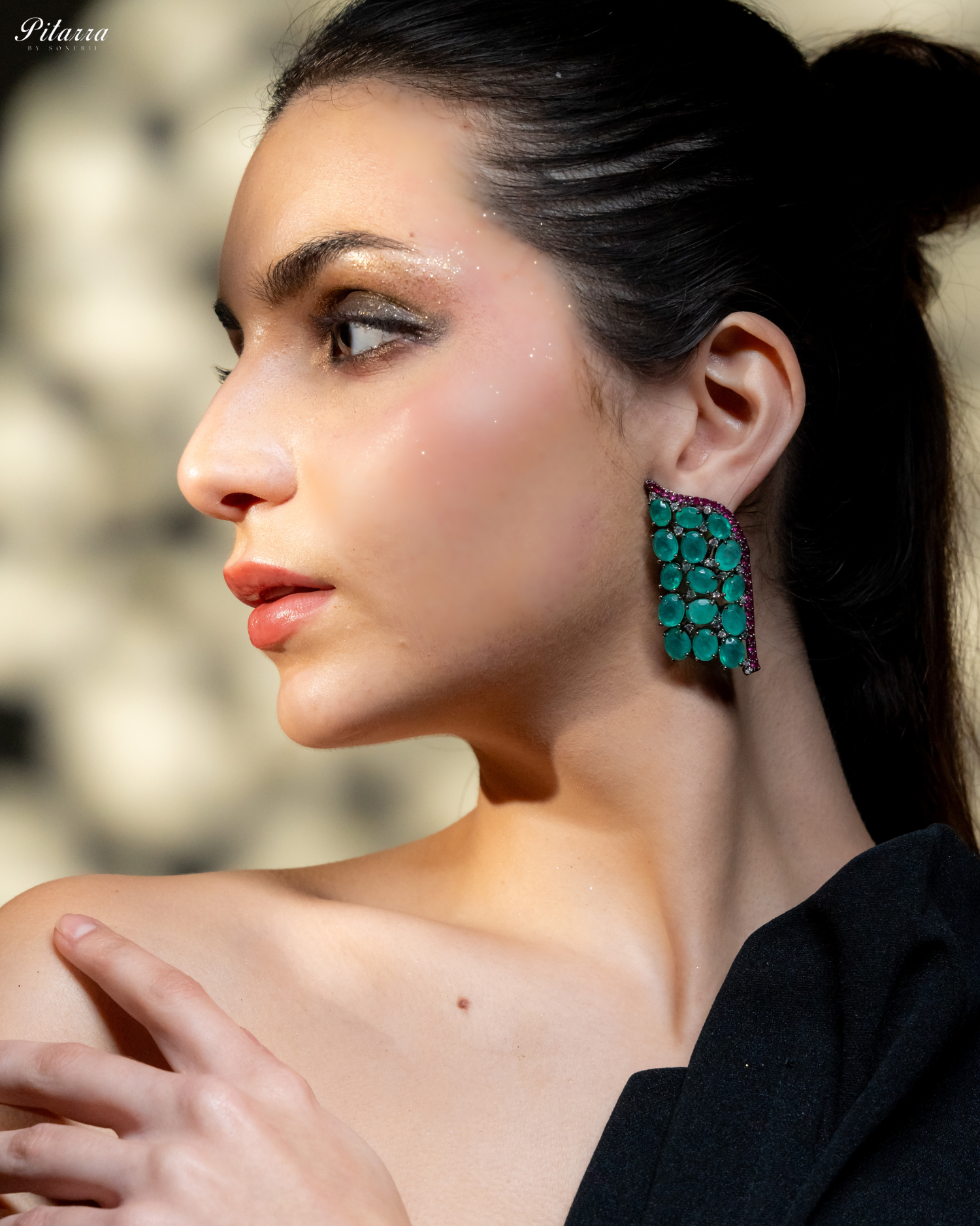 Mint Green Crystal CZ Stud Earrings