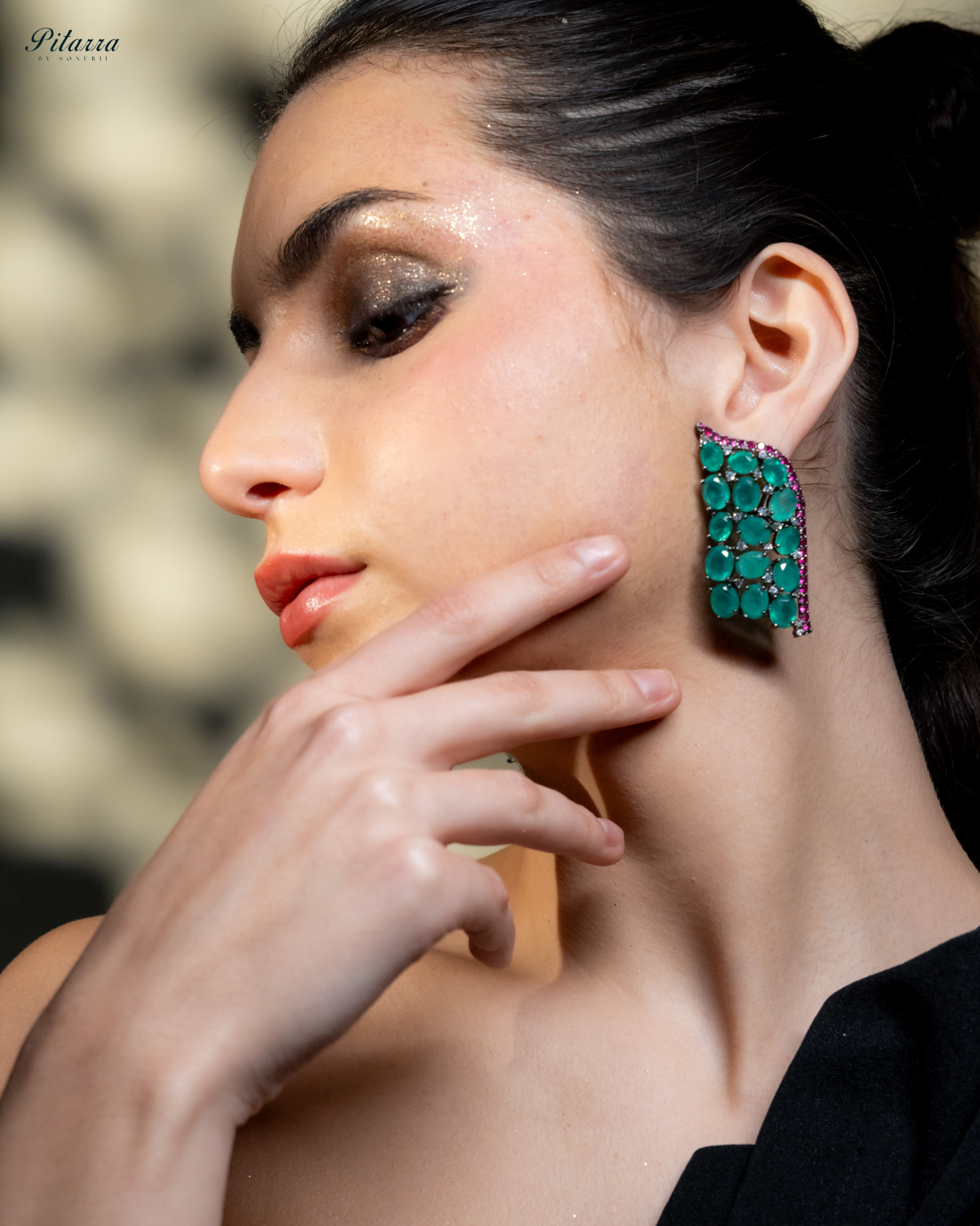 Mint Green Crystal CZ Stud Earrings