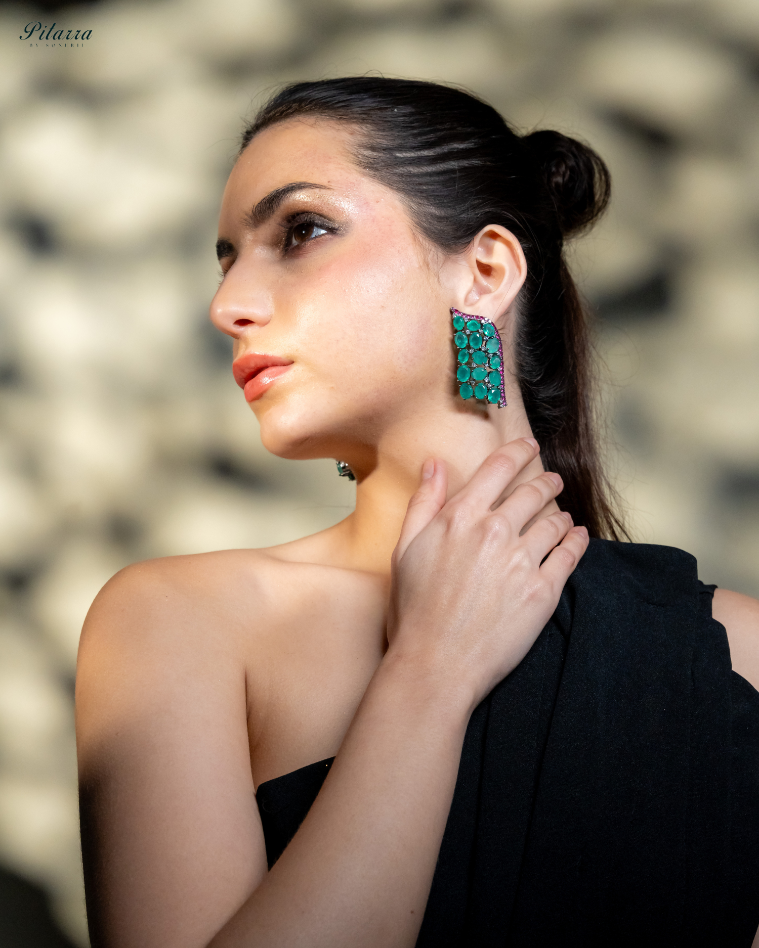 Mint Green Crystal CZ Stud Earrings