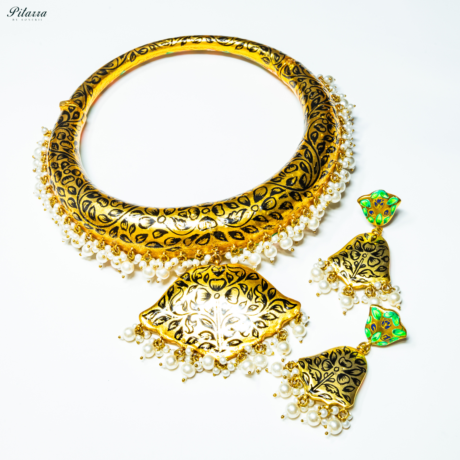 Maharani Kundan Rajwada Jodhpuri Necklace Set