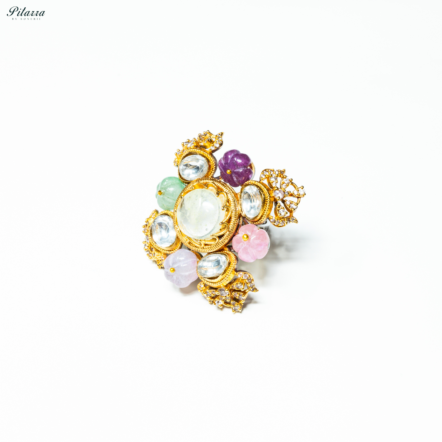 Navaratna Victorian Finger Ring