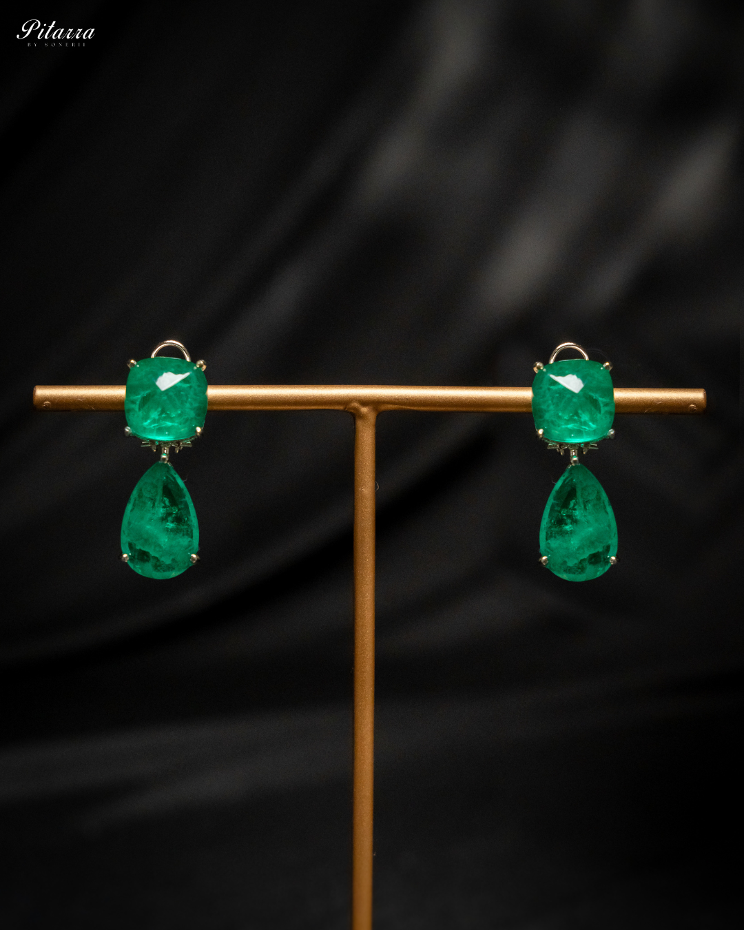 Pitarra Green Crystal Necklace Set
